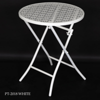 طاولة معدن داخلي وخارجي عدة ألوان