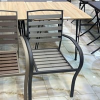 طقم 4 كرسي رمادي