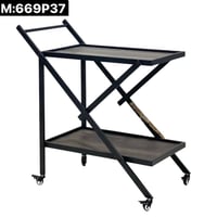 عربية تقديم حديد وخشب