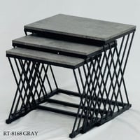 طقم طاولات خدمة مدرج عدة ألوان