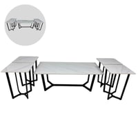 طقم طاولات بورسلان عدة الوان