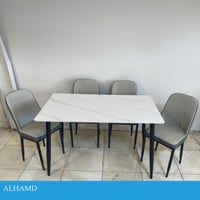 طقم طاولة طعام بورسلان 4و6 كراسي عدة الوان