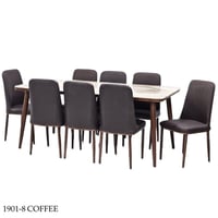 طقم طاولة طعام 4و6 كراسي عدة ألوان