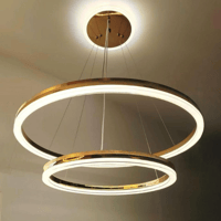 ثريا حلقات ذهبية عصري