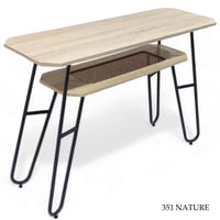 مدخل راتان وخشب عدة الوان