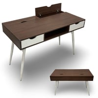 مكتب مودرن 120سم لون كوفي