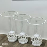 طقم طاولات خدمه مدرج عدة الوان