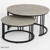 طقم طاولات خدمة بديل رخام عدة ألوان