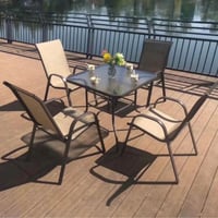 طقم طاولة و4 كراسي خارجي