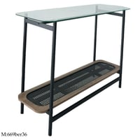 مدخل راتان وزجاج عدة ألوان