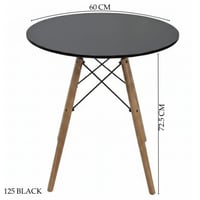 طاولة دائرة خشب عدة ألوان ومقاسات