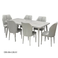 طقم طاولات طعام رخام 6و4 كراسي عدة ألوان