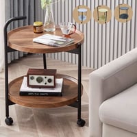 عربة تقديم عدة ألوان