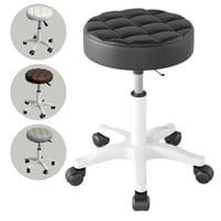 طقم 4 كراسي جلد دوار عدة الوان