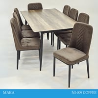 طقم طاولات طعام 8 كراسي عدة ألوان