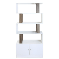 وحدة تخزين خشب عدة ألوان