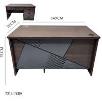 طاولة مكتب مودرن 140و120سم عدة الوان