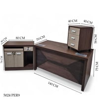 مكتب مع سكرتاريه مودرن عدة مقاسات عدة الوان