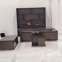 طقم مكتب مدراء 240سم مع دولاب وطاوله