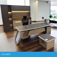 مكتب مع سكرتاريه فخم عدة مقاسات