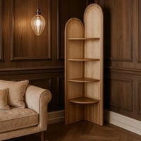 خزانة زاويه راتان لون بني