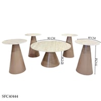 طقم طاولات بورسلان عدة ألوان