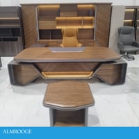 طقم مكتب مدراء 280سم مع دواليب وطاوله