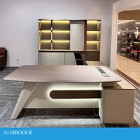 طقم مكتب مع دولاب وطاوله عدة مقاسات