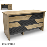 مكتب مودرن مع ادراج 100و120و140 سم عدة الوان