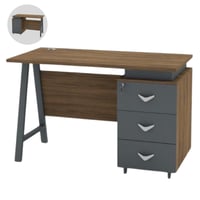 مكتب مع ادراج 120و140 سم