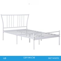 سرير أبيض 120و140و180 سم
