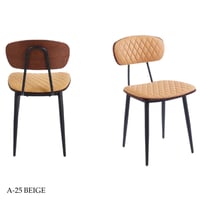 كرسي طعام جلد عدة الوان