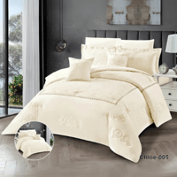 طقم مفرش نفرين جاكار مودرن عدة الوان