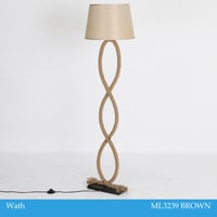 انارة بحبل لون بني