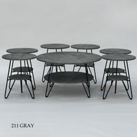 طقم طاولات خدمة وسط عدة الوان