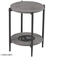 طاولة خدمة خشب وراتان عدة ألوان