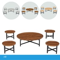 طقم طاولات ارضي عدة الوان
