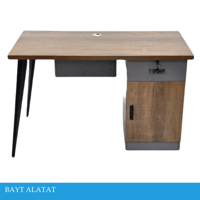 مكتب مودرن 120و140سم عدة الوان