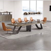 طقم مكتب 280سم مع دولاب وطاوله شاي