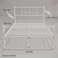 سرير مودرن ابيض عدة مقاسات
