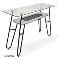 مدخل زجاج وراتان عدة ألوان