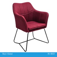 طقم 2 كراسي قماش عدة ألوان