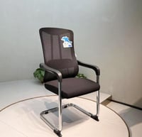 كرسي مكتب ثابت ودوار لون اسود