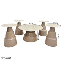 طقم طاولات بورسلان عدة ألوان