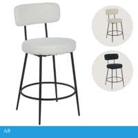 طقم 2كراسي بار بوكليه عدة الوان