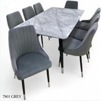 طقم طاولة طعام رخام 4و6 كراسي عدة ألوان