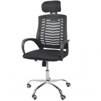 كرسي مكتب أسود شبكي