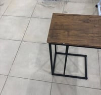 طقم 4 طاولات لون أسود وبني