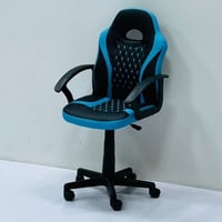 كرسي ألعاب لون أسود وأزرق