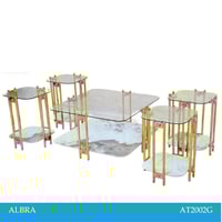 طقم طاولات بورسلان وقزاز